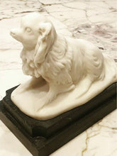 Load image into Gallery viewer, Matthew Wharton Johnson 1818 Sculpted Marble Cavalier Spaniel
