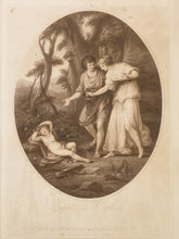 Load image into Gallery viewer, Angelica Kauffman Stipple Engraving Cupid And Cephisa
