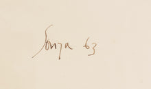 Load image into Gallery viewer, Francis Newton Souza Lovers Drawing 1963
