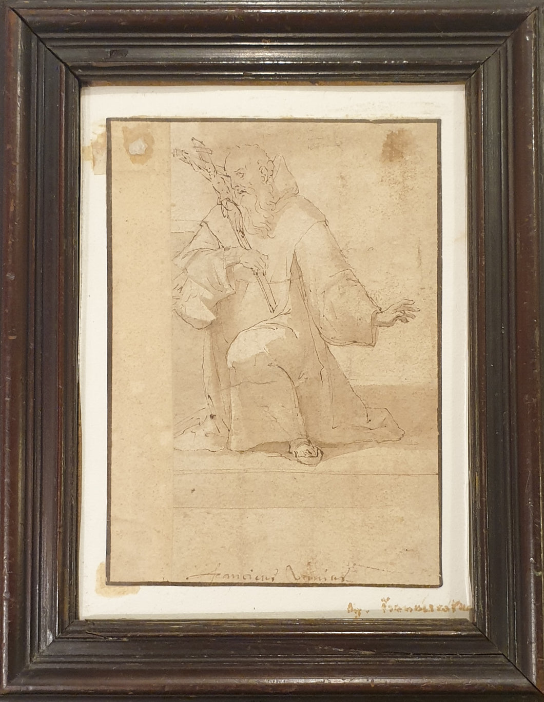 Francesco Vanni 16th.Century Sienese Pen And Ink Drawing