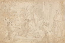 Load image into Gallery viewer, 17th.Century Roman School Pen And Ink Drawing
