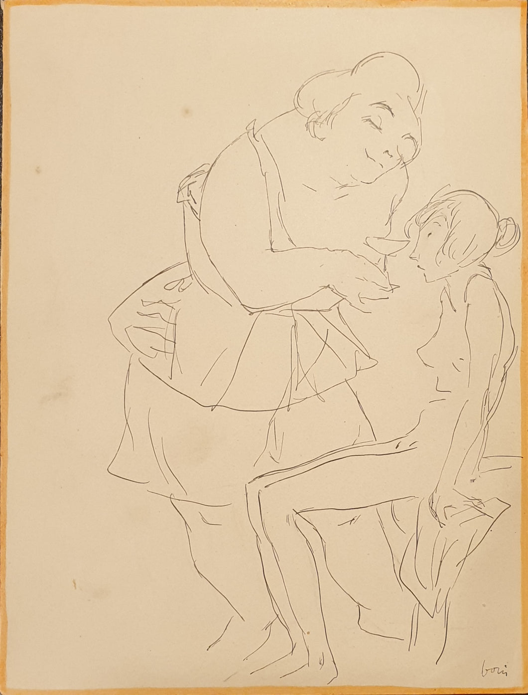 Boris László 1897-1924. Erotic Drawing.