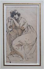 Load image into Gallery viewer, John Thomas Serres 1759-1825 Emma Hamilton As Justice 1791
