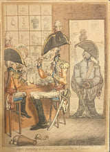 Load image into Gallery viewer, Hero's Recruiting At Kelsey's James Gillray Etching 1797.
