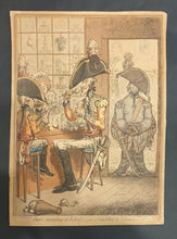 Load image into Gallery viewer, Hero's Recruiting At Kelsey's James Gillray Etching 1797.
