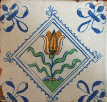 Load image into Gallery viewer, Tulipomania A Collection Of Seven 17th.Century Delftware Tiles
