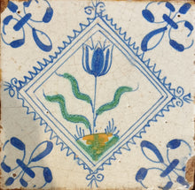 Load image into Gallery viewer, Tulipomania A Collection Of Seven 17th.Century Delftware Tiles
