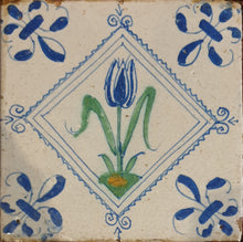 Load image into Gallery viewer, Tulipomania A Collection Of Seven 17th.Century Delftware Tiles
