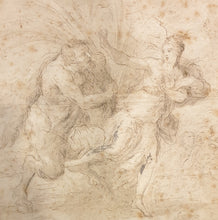Load image into Gallery viewer, Nymph Pursued By A Satyr 17th.Century Roman School
