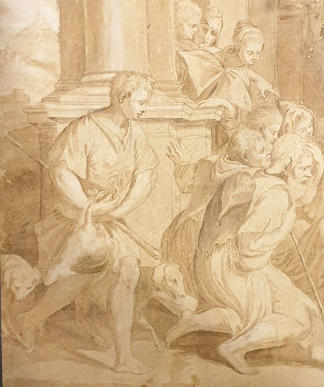 Girolamo Da Treviso 16th.Century Pen And Ink Drawing
