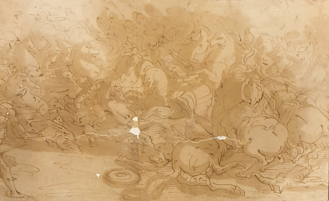 Luca Cambiaso 16th.Century Pen And Ink Drawing