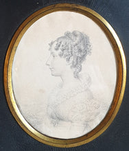 Load image into Gallery viewer, Charles Hayter Pencil Portrait Of Mary Douglas 1821
