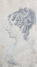 Load image into Gallery viewer, Charles Hayter Pencil Portrait Of Mary Douglas 1821
