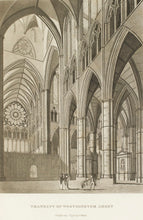 Load image into Gallery viewer, Poets&#39; Corner Westminster Abbey Thomas Malton The Younger Watercolour
