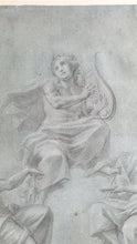 Load image into Gallery viewer, Apollo And Two Muses 18th.Century Italian School Drawing
