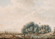 Load image into Gallery viewer, Dirk Verrijk 18th.Century Dutch River Landscape
