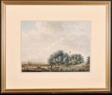 Load image into Gallery viewer, Dirk Verrijk 18th.Century Dutch River Landscape
