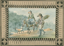 Load image into Gallery viewer, Peter Le Cave Late 18th.Century Watercolour Travellers On The Road
