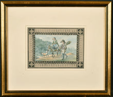 Load image into Gallery viewer, Peter Le Cave Late 18th.Century Watercolour Travellers On The Road
