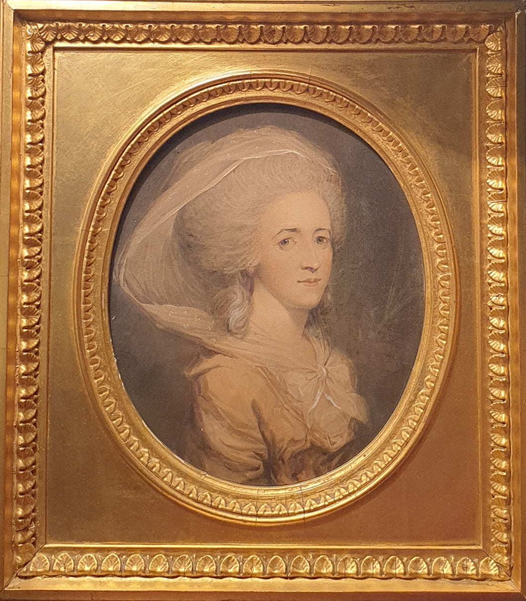 Portrait Of A Lady Late 18th.Century