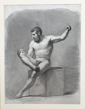 Load image into Gallery viewer, Italian School Early 19th.Century Academic Nude Study
