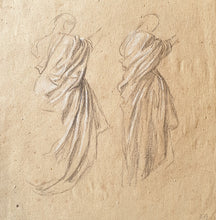 Load image into Gallery viewer, George Frederic Watts Chalk Drawing Love And Death
