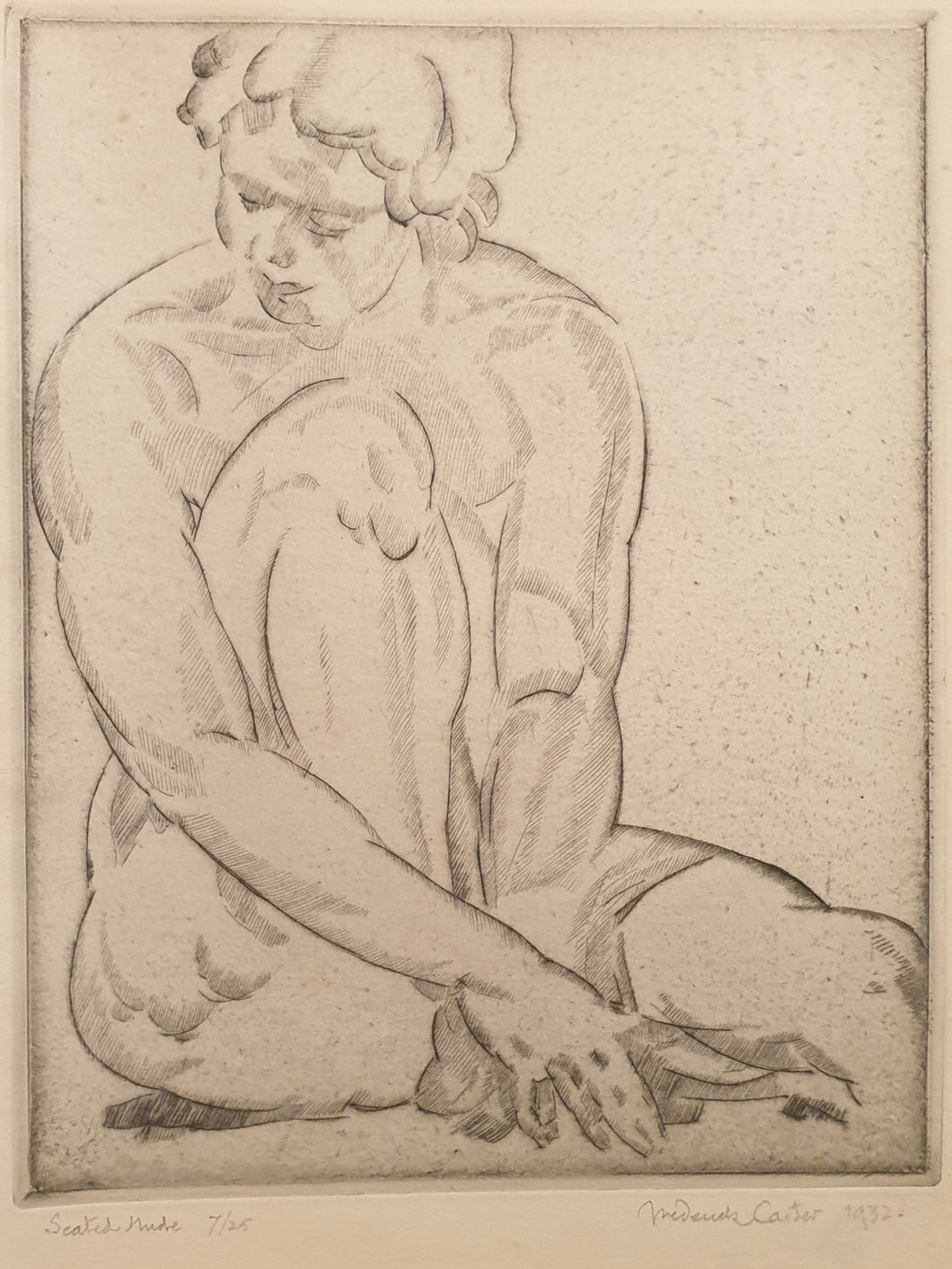 Frederick Carter Etching 