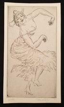 Load image into Gallery viewer, Frederick Carter Etching "Zabetta" 1932
