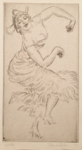 Load image into Gallery viewer, Frederick Carter Etching "Zabetta" 1932
