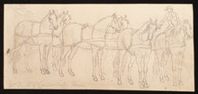 Load image into Gallery viewer, Paul Sandby R.A. Drawing William Duke Of Cumberland&#39;s Horses
