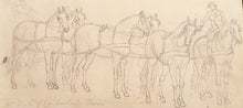 Load image into Gallery viewer, Paul Sandby R.A. Drawing William Duke Of Cumberland&#39;s Horses
