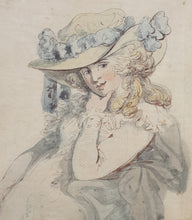 Load image into Gallery viewer, Thomas Rowlandson Watercolour Portrait
