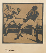 Load image into Gallery viewer, Sir William Nicholson Boxing Original Signed Woodcut
