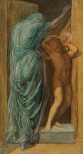 Load image into Gallery viewer, George Frederic Watts Chalk Drawing Love And Death
