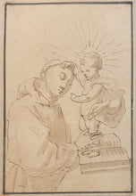 Load image into Gallery viewer, 17th.Century Spanish School Pen And Ink Drawing Circle Of Claudio Coello
