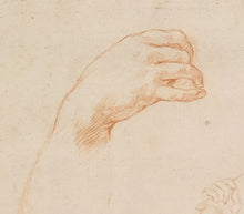 Load image into Gallery viewer, Roman School Late 17th.Century Red Chalk Study Of Hands
