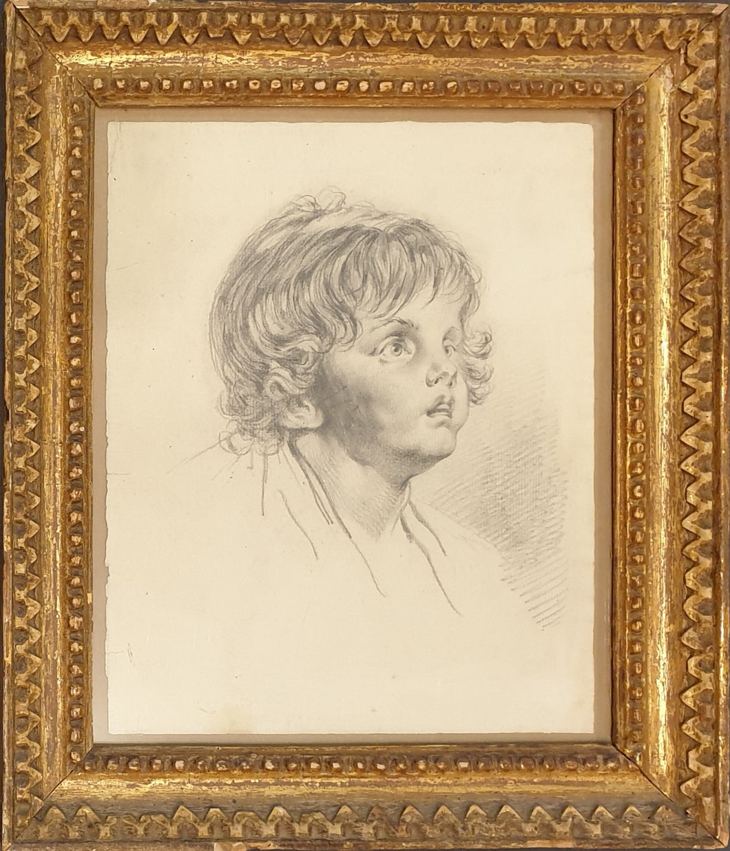 Pierre-Alexandre Wille Late 18th.Century Head Study