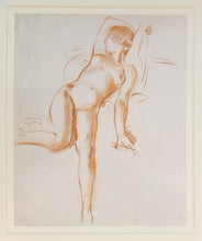 Load image into Gallery viewer, Wilfrid Gabriel De Glehn RA Red Chalk Figure Study
