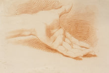 Load image into Gallery viewer, French School 18th.Century Red Chalk Drawing Hand Study

