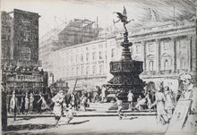 Load image into Gallery viewer, Terence Lambert Piccadilly Circus Etching 1924
