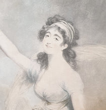 Load image into Gallery viewer, Mademoiselle Parisot John Raphael Smith Colour Printed Mezzotint 1797
