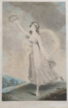 Load image into Gallery viewer, Mademoiselle Parisot John Raphael Smith Colour Printed Mezzotint 1797
