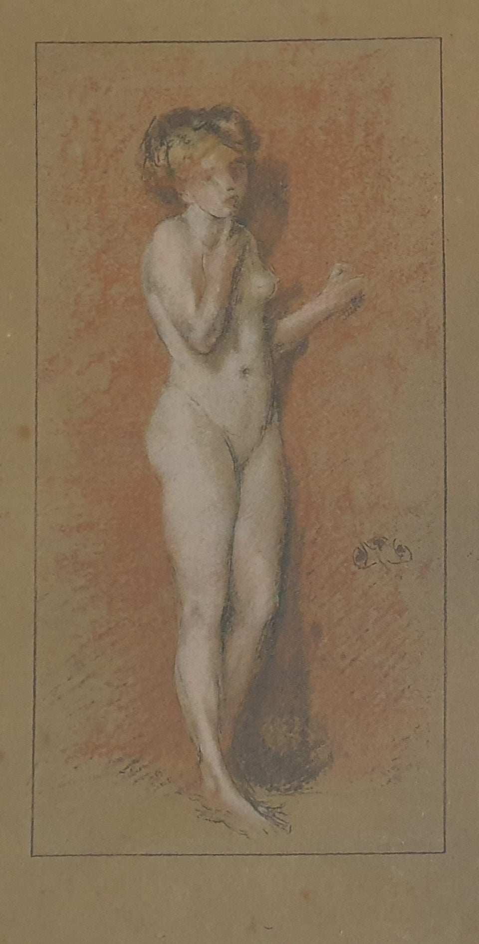 Small Nude Lithograph After J McNeill Whistler