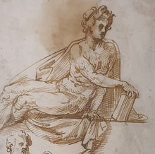 Load image into Gallery viewer, Florentine School 16th.Century Pen And Ink Figure Studies
