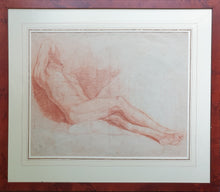 Load image into Gallery viewer, François-André Vincent Red Chalk Male Nude Study
