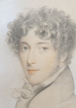 Load image into Gallery viewer, William Lamb Viscount Melbourne Regency Period Pencil Portrait
