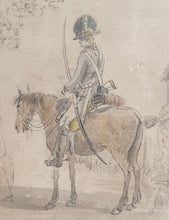 Load image into Gallery viewer, Paul Sandby R.A. Watercolour Study Of A Cavalryman

