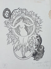 Load image into Gallery viewer, Frederick Carter Woodcut The Woman Clothed With The Sun Circa.1920
