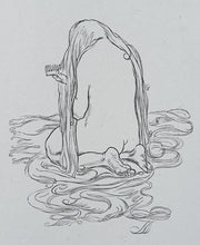 Load image into Gallery viewer, Frederick Carter Woodcut Rapunzel Circa.1920
