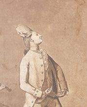Load image into Gallery viewer, Paul Sandby R.A. Mr Vestris Instructing A Duck In The Art Of Dancing Exceptionally Rare Aquatint 1781
